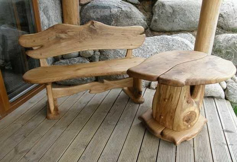 Мебель из дерева в бытовку или дом